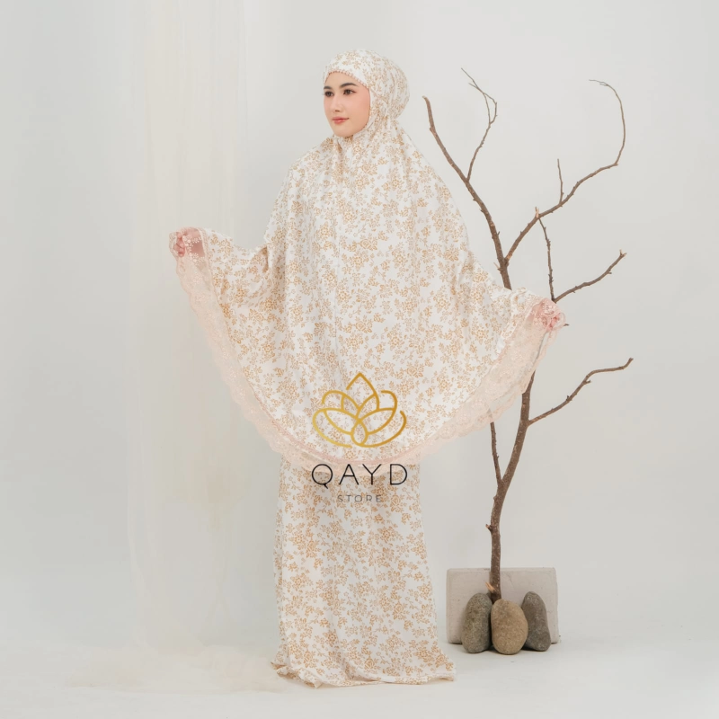 Product image qaydstoreid - BELI 1 GRATIS 1 MUKENA 2IN1 KATUN FOIL PREMIUM katun foil putih