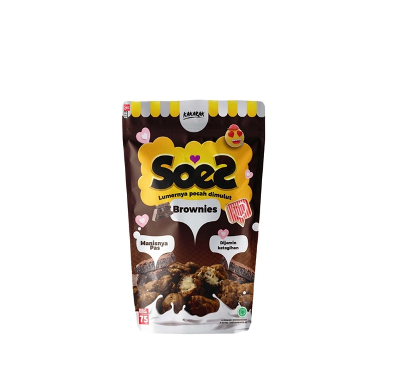 Product image Kakarak Official - Soes Lumer Makanan Ringan 75gr 4 pcs Mix