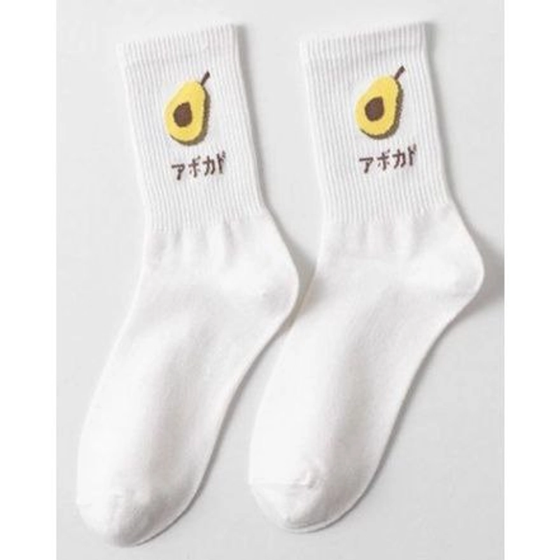 Product image Kaos Kaki Wanita Motif Avocado Import Avocado avocado besar