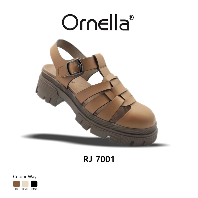 Product image Odillon - Ornella - RJ 7001 / Sepatu Sandal Wanita Casual 40 TAN