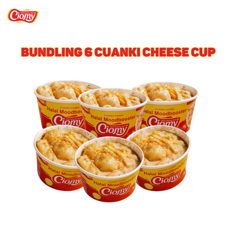 Product image Makanan Ringan Paket Bundling Cuanki chicken Cheese 6 Cup 1000gr Ayam Pedas Kuah Keju
