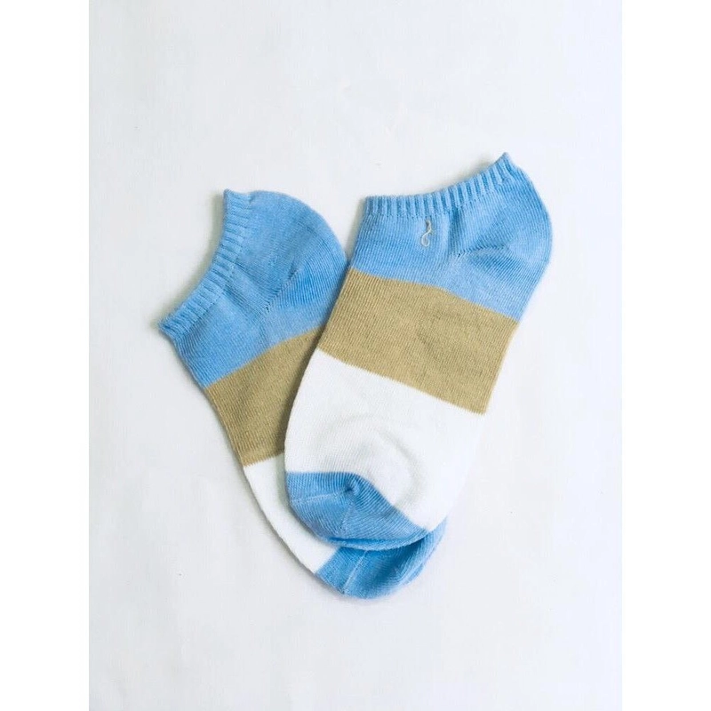 Product image Beatdrop - Kaos Kaki Ankle Cute Wanita Motif Garis set isi 5 psg motif garis