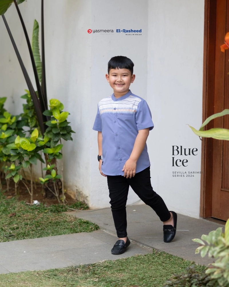 Product image Yasmeera Official - SARIMBIT 2024 SEVILLA - BLUE ICE XS KOKO ANAK