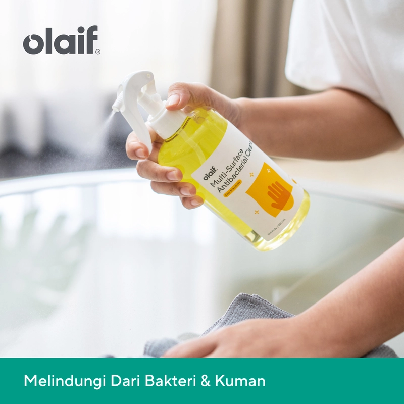 Product image Olaif Multi-Surface Antibacterial Cleaner - Pembersih Serba Guna - 500mL Kemasan Refill Pouch