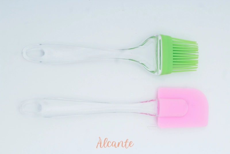 Product image Alcante - Spatula + Kuas Kue Spatula Kue Hijau