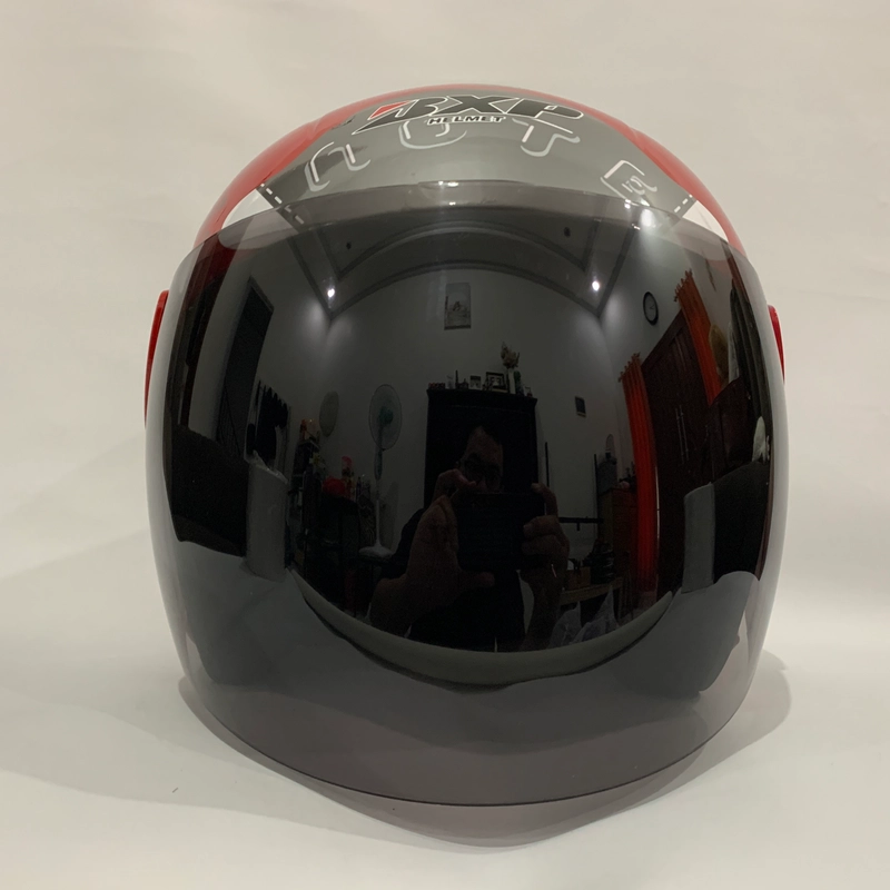 Product image CRX Helmet - Helm Nuvo Note Merah Glossy - Helm SNI - Helm Dewasa L Nuvo Note Merah Glos