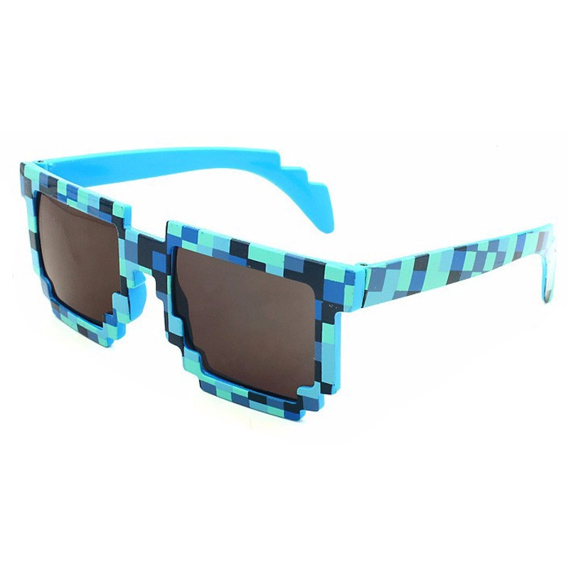 Product image RAYATORY - Kacamata Model Pixel Minecraft Mosaics UV400 for Kids - 088 1 Pcs Blue