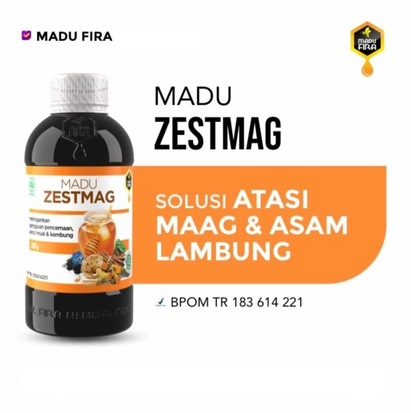Product image ABUSA HERBAL - Madu Fira Zestmag Untuk Maag 280g Madu