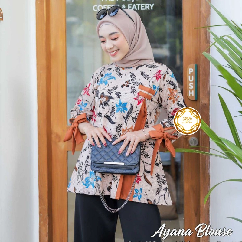 Product image Batik Ayana Blouse High Quality Kombinasi Moscrepe XXXL Blouse B