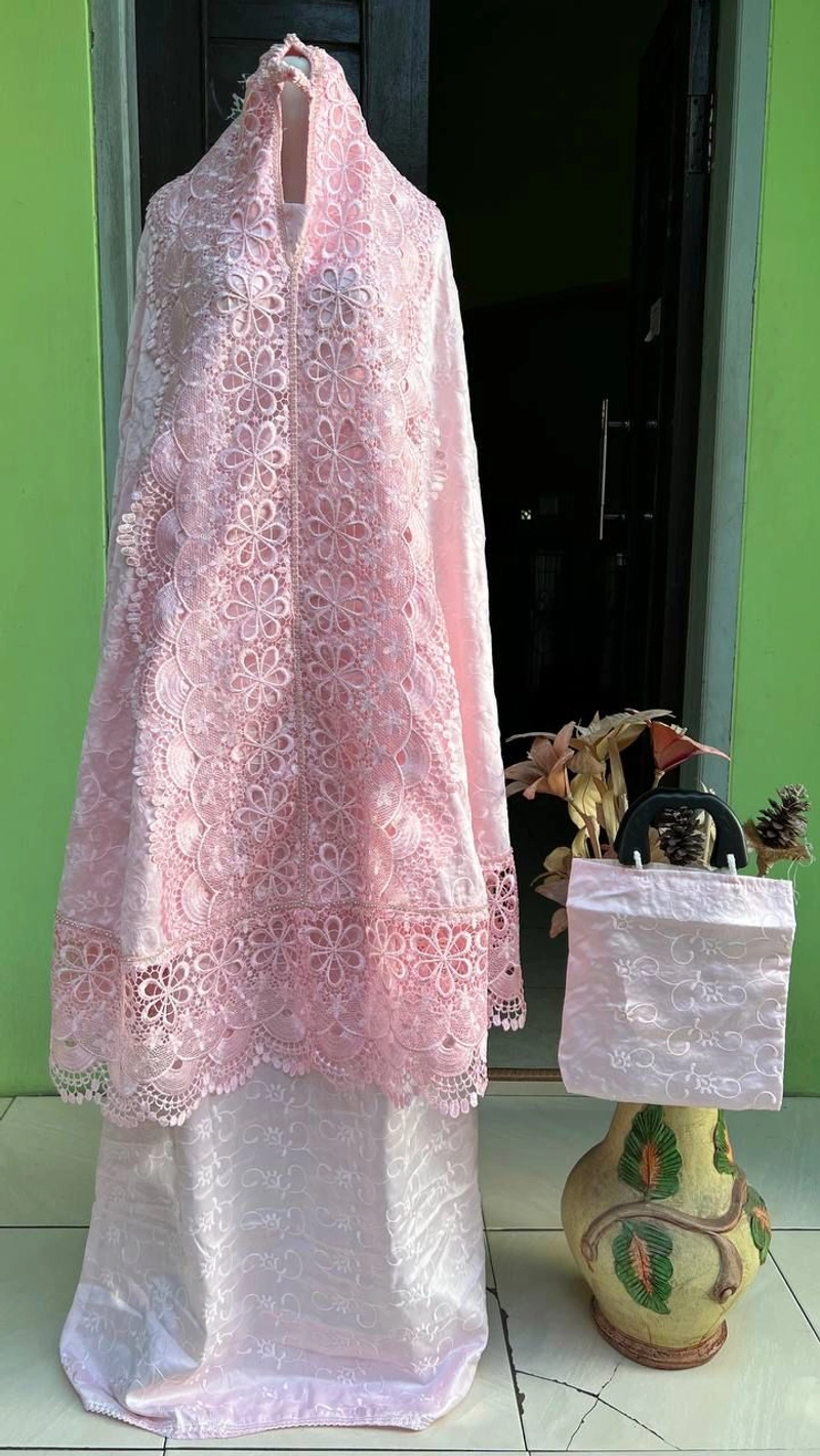 Product image SRIAYU COLLECTION - Mukena Seroja totone Milo ALL SIZE pink