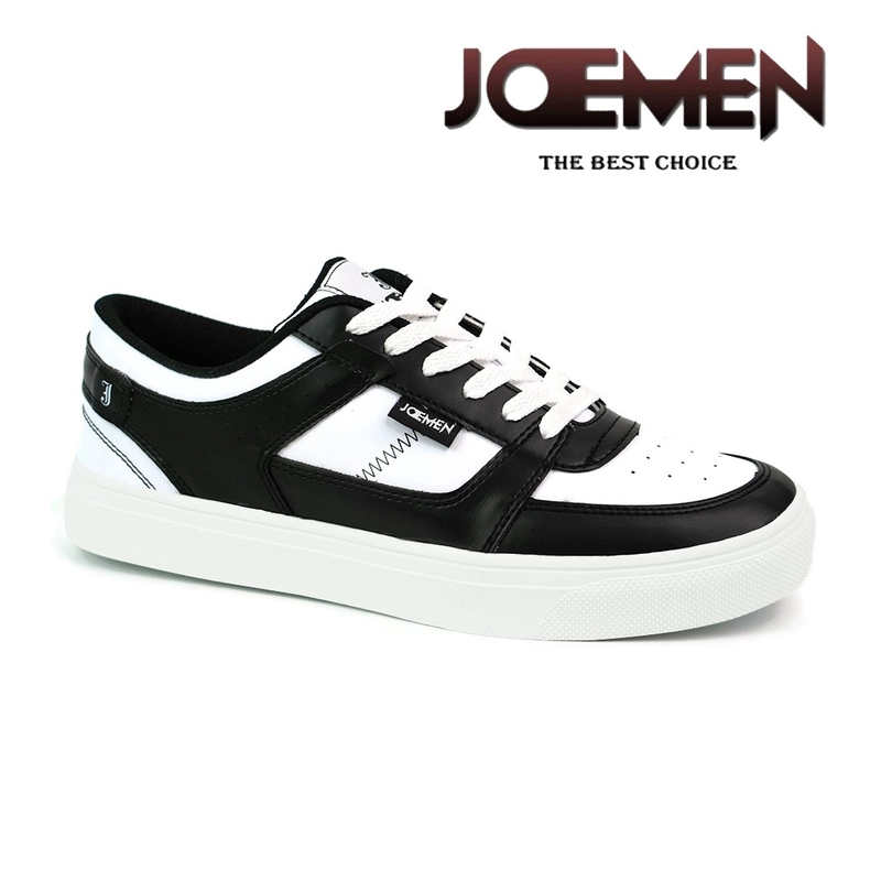 Product image Joemen Official - Sepatu Pria Sneakers Joemen J 72 Original Brand Sepatu Sneakers Ori Sport Untuk Kerja Sekolah K 39 Hitam Putih