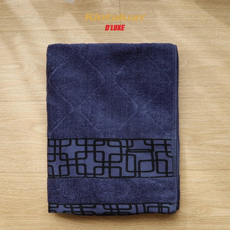 Product image Kintakun - Kintakun Handuk Mandi Dewasa Cotton Pile Towel Mega DLUXE 70x140 Biru