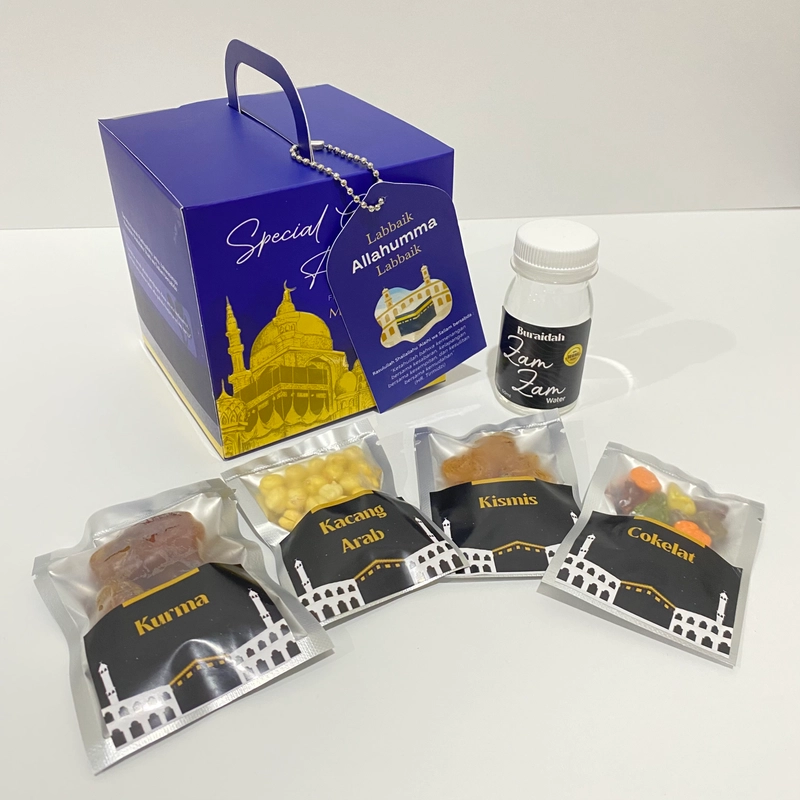 Product image Aliya - Paket Jayyid Oleh Oleh Haji Umroh Box Premium Ekslusif Buraidah Paket Jayyid 2 Biru