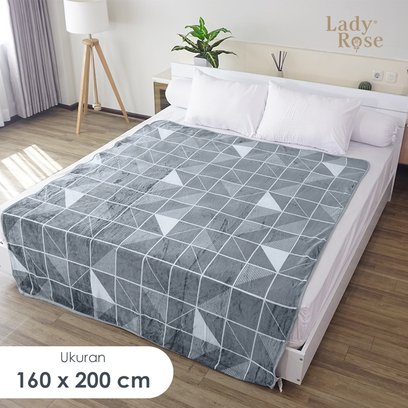 Product image LADY ROSE OFFICIAL - Lady Rose - Blanket 160x200 - Titanium 160x200 Titanium