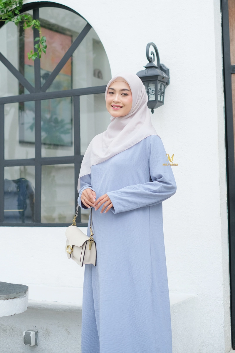 Product image Milyarda Hijab - Gamis Sherin Inner Dress Wanita Milyarda Size M Abu Muda