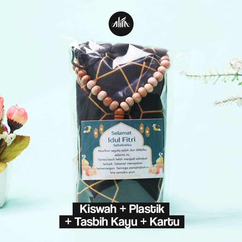 Product image Alifa Sajadah Shop - Sajadah Travel Kiswah Free Pouch 100X50CM ALL SIZE Paket Lengkap