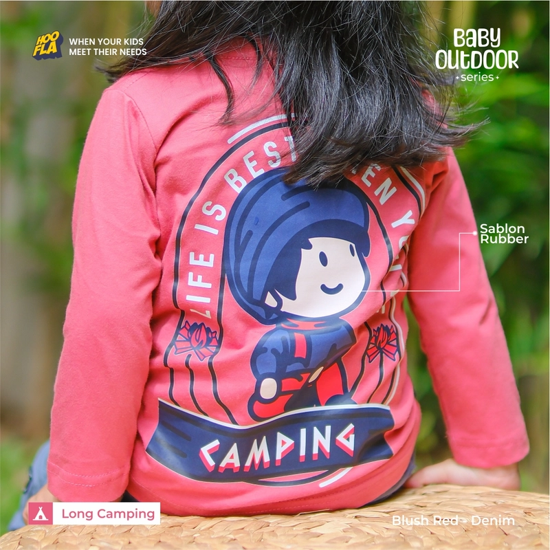 Product image Hoofla - Pakaian Anak perempuan Baby Outdoor Series Panjang S Blush Red