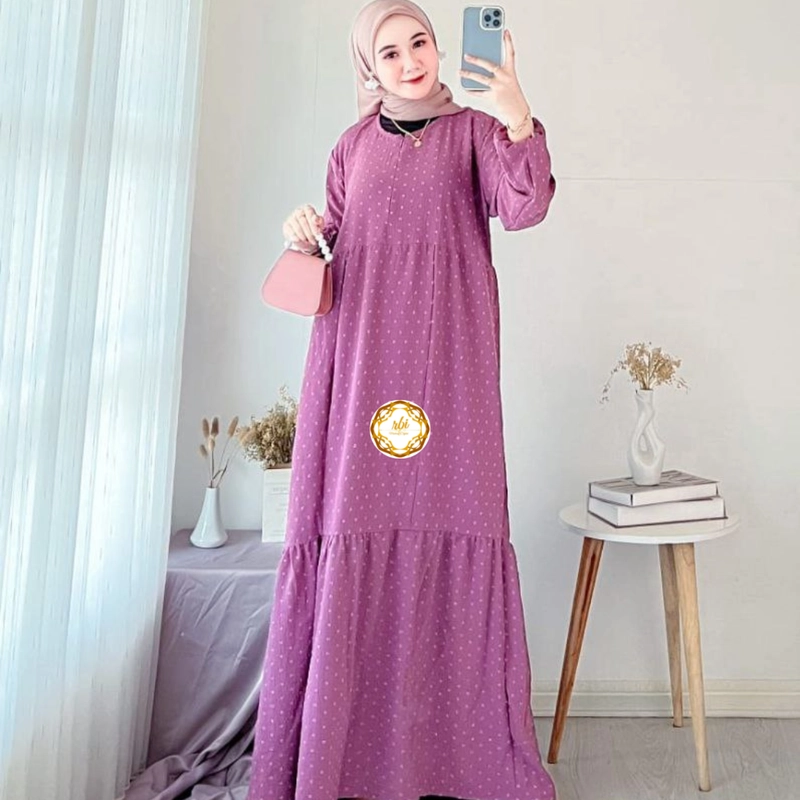 Product image TERBARU Dress Muslim Cringkel Uragiri Allsize A