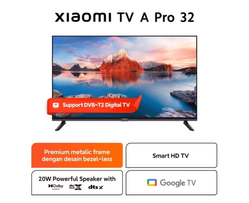 Product image Rizki Electronics - Xiaomi Google TV A 32 Pro 32 inch Xiaomi