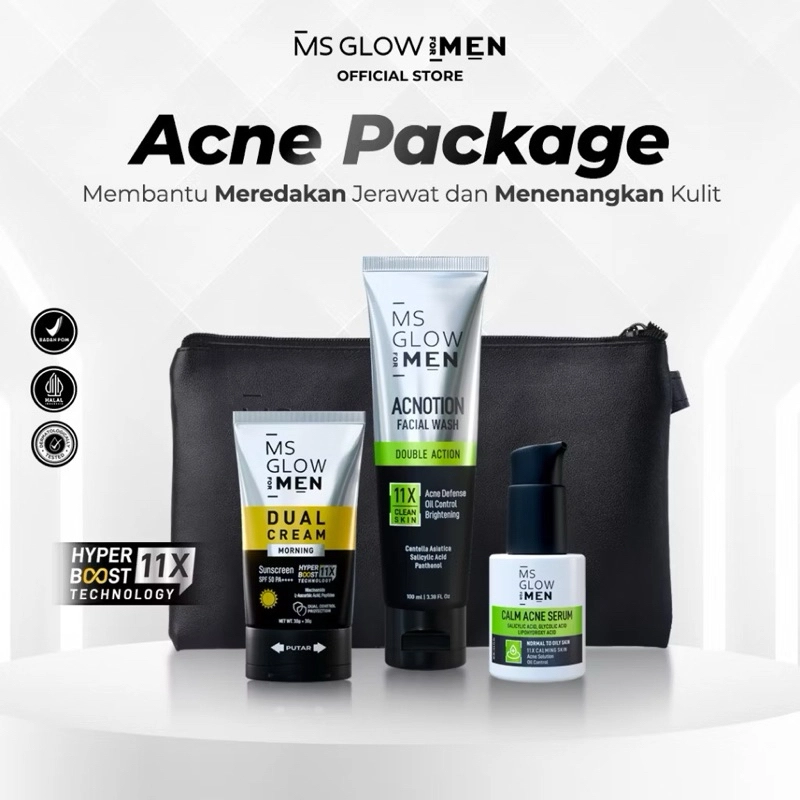 Product image MS Glow Purwakarta - New Series MS Glow Men Package 3 pcs Acne Package