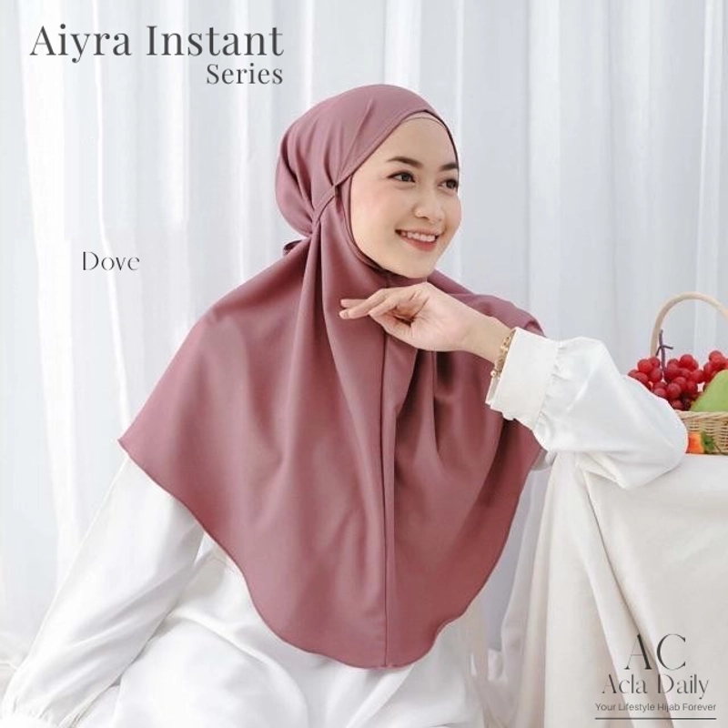 Product image Acla Daily - Jilbab Bergo Aiyra Instan Series Diamond Stretch M Black