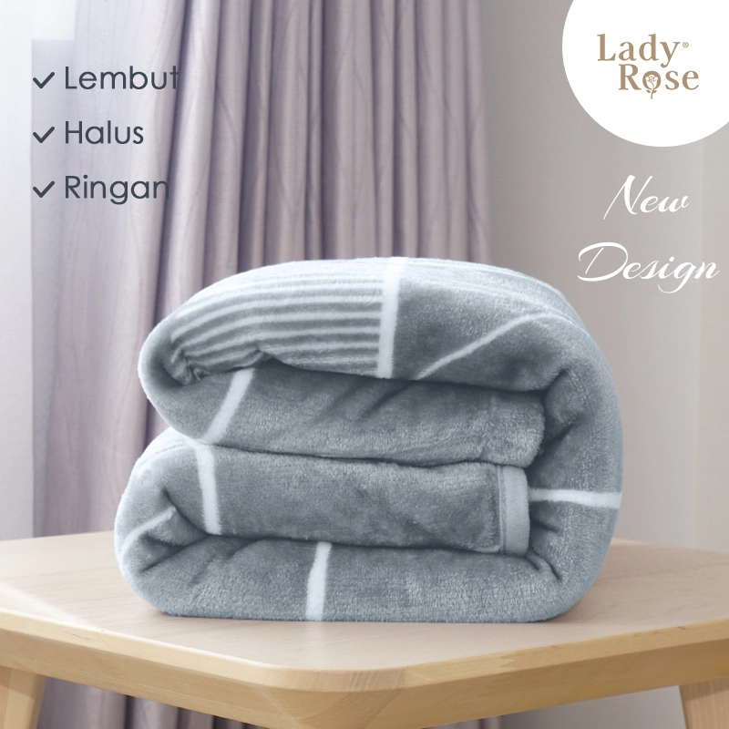 Product image LADY ROSE OFFICIAL - Lady Rose - Blanket 160x200 - Titanium 160x200 Titanium