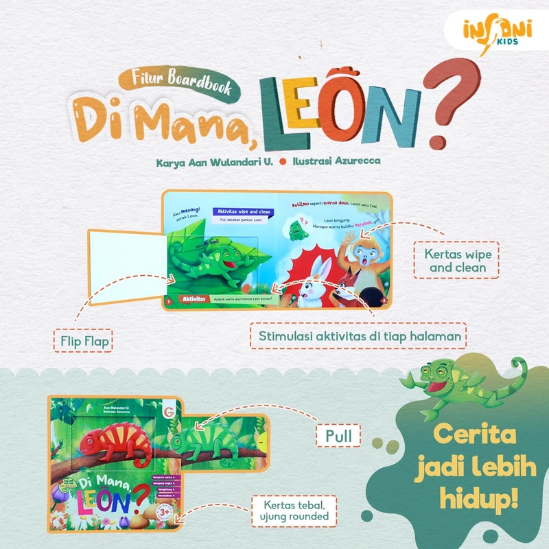 Product image Dimana, Leon ? 17 x 17 Boardbook
