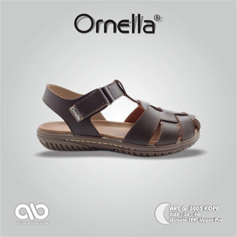 Product image Odillon - Ornella - G 5005 / Sepatu Sandal Wanita Casual 38 COFFEE