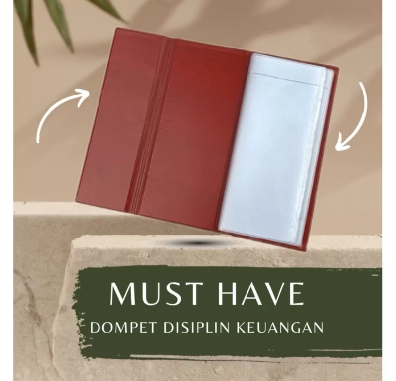 Product image Fisky Collection - Dompet Disiplin Keuangan All Size Hitam Polos