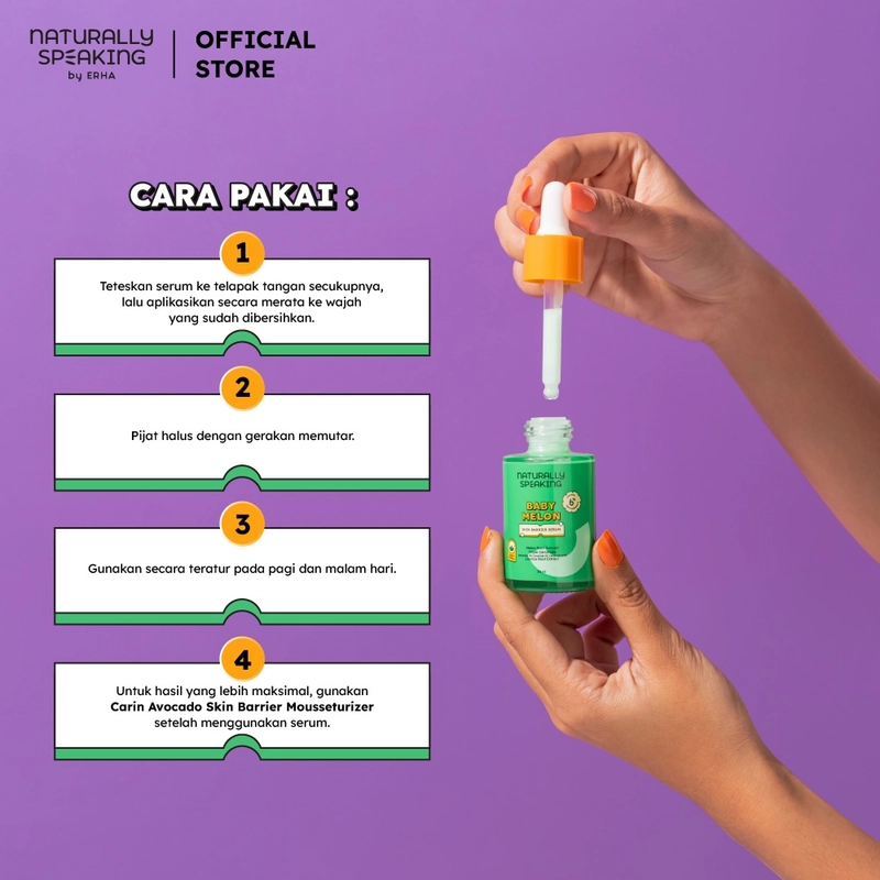 Product image Naturally Speaking By Erha - Baby Melon Skin Barrier Serum 30ml Serum