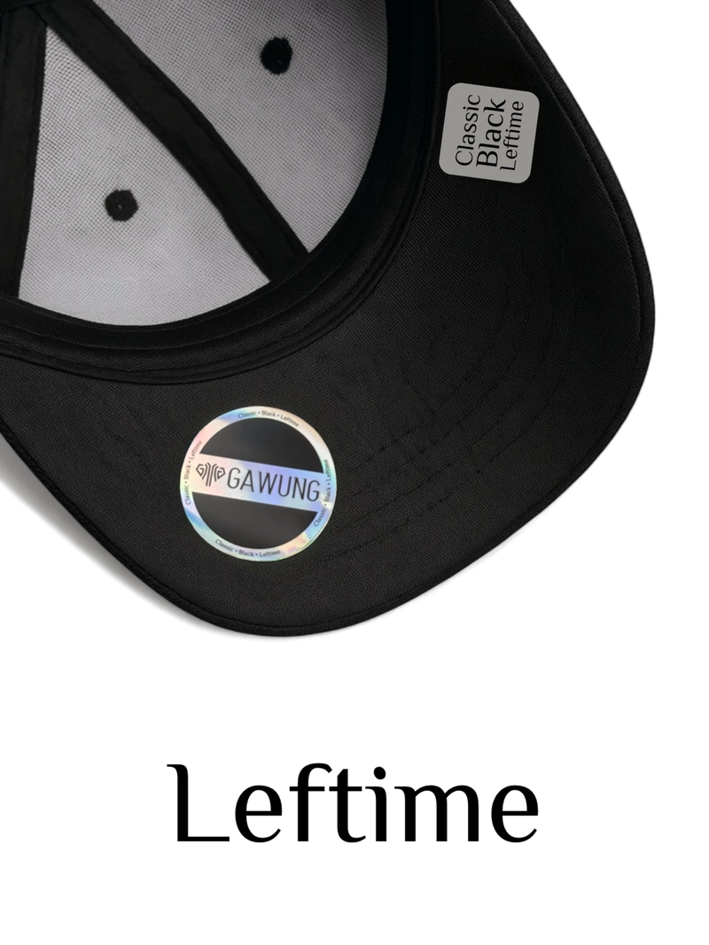 Product image GAWUNG - Gawung Topi Baseball Classic Black Signature Hip Hop Korea Big Cap TOKCC dewasa hitam