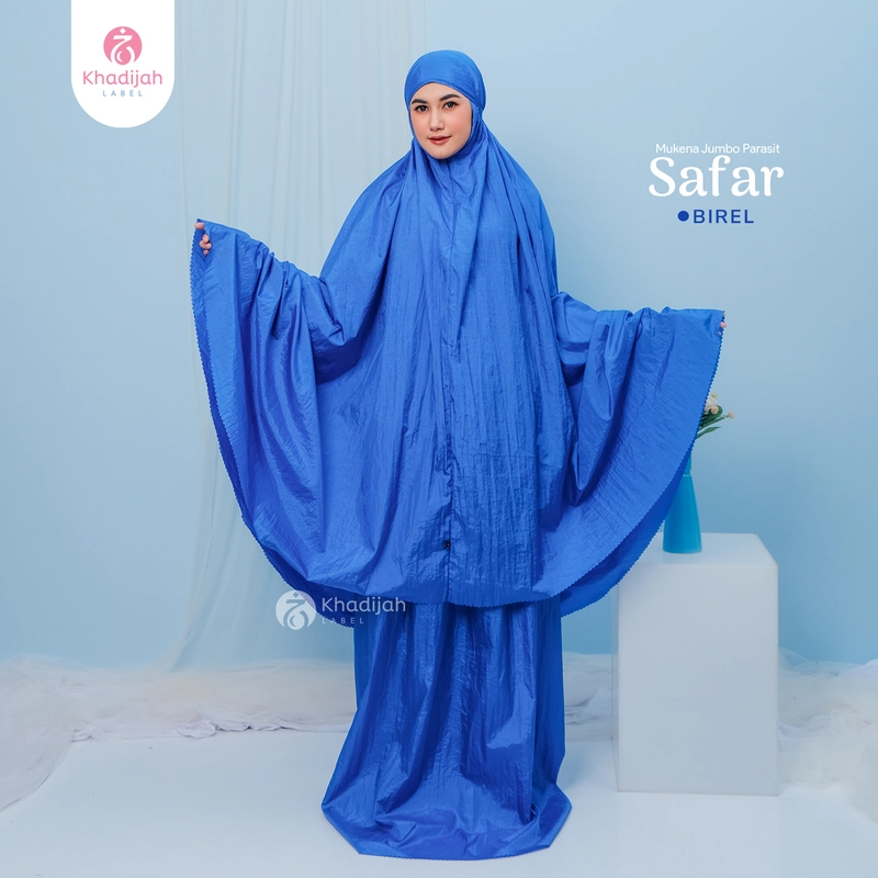 Product image Mukena Jumbo Safar Parasit 2 in 1 Size XXL Birel