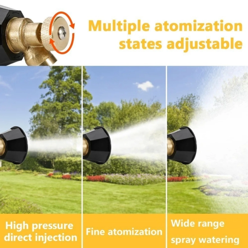 Product image KAHASIL - Kepala Semprotan Alat Penyemprot Penyiram Air Tanaman Taman Pohon Multifungsi KMJ236 HITAM