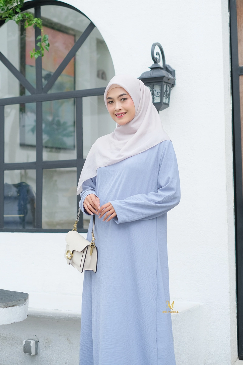 Product image Milyarda Hijab - Gamis Sherin Inner Dress Wanita Milyarda Size M Abu Muda