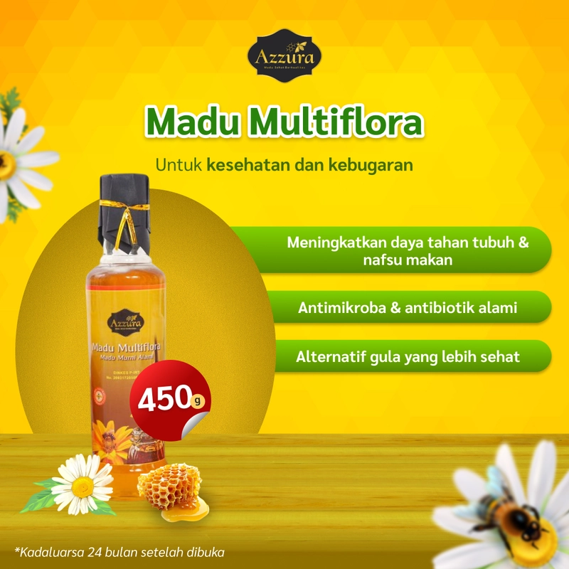 Product image Madu Azzura - Madu Multiflora 100gr Multiflora