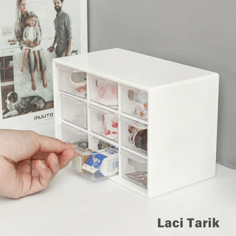 Product image [PO] Orderpedia Kichen Laci Mini Penyimpanan Kosmetik 18 x 9.8 x 12cm Random
