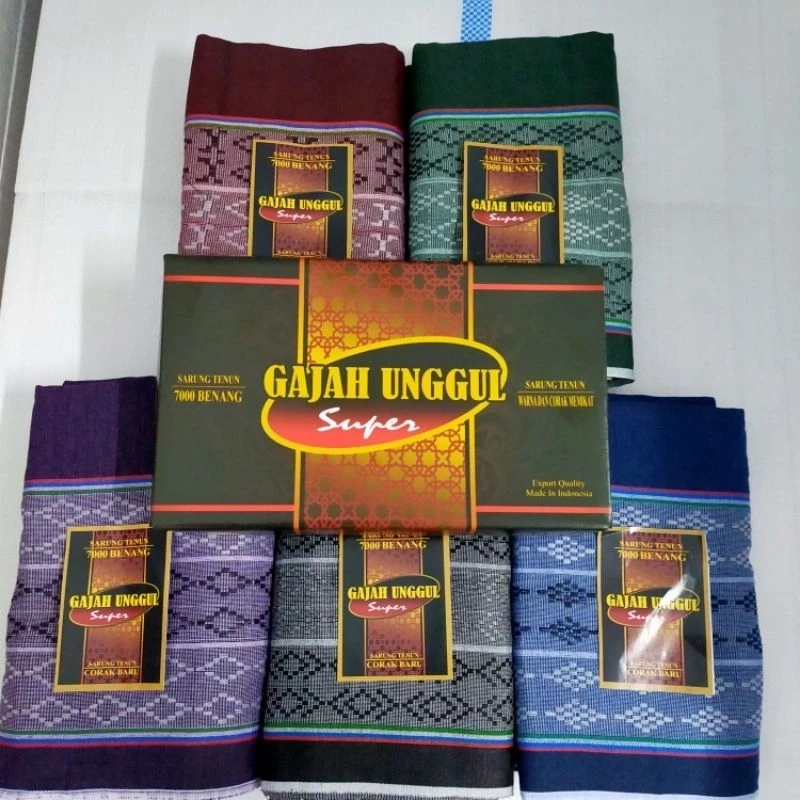 Product image Galerry Sarung - Sarung Tenun Gajah Unggul 120cm x 105cm Random