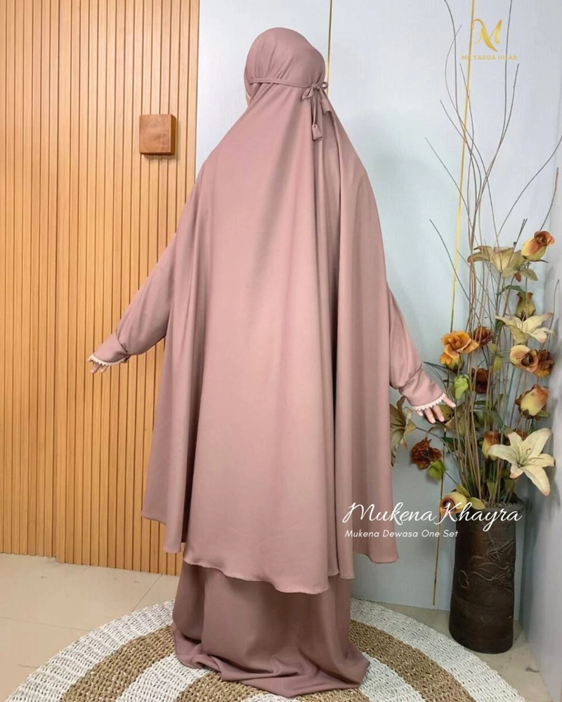 Product image Milyarda Hijab Official - Mukena Khayra All size Hazelnut