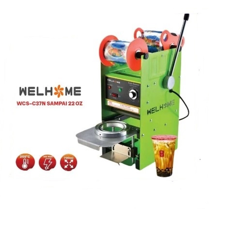 Product image UTAMAMEGA - Cup Sealer Welhome Alat Press Plastik Gelas Praktis Dan Hemat Type Welhome