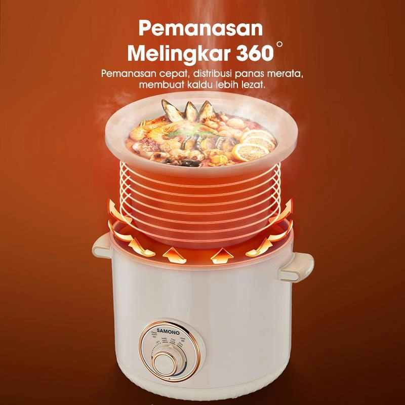 Product image UTAMAMEGA - SAMONO Rice Cooker SW-SC3L ( SWSC3L ) Warna Multi