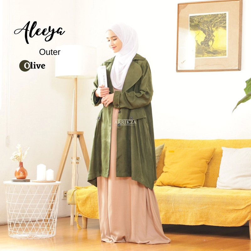 Product image Arrikza - Outer Aleeya by Arrikza Long Cardigan Olive S Olive
