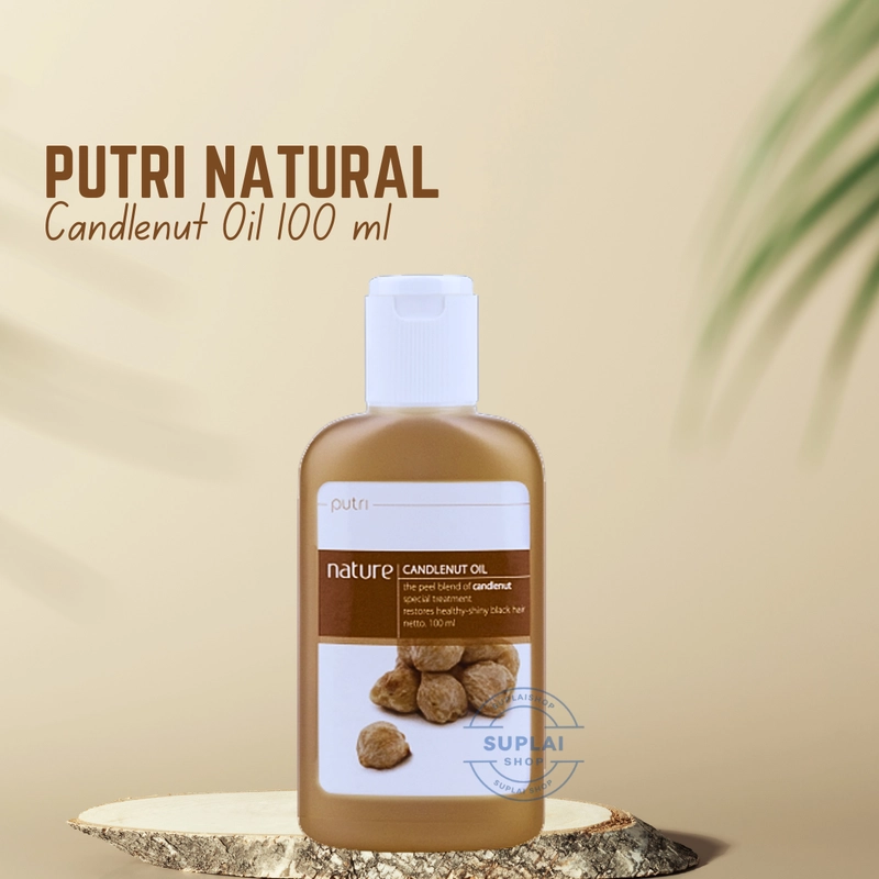 Product image SUPLAI SHOP - Minyak Kemiri Putri Nature Candlenut Oil Isi 100 ml