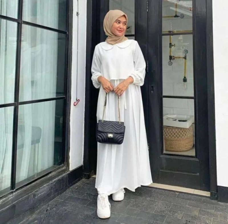 Product image Khisna collection - New dress Niami BEST SELLER Allsize Putih