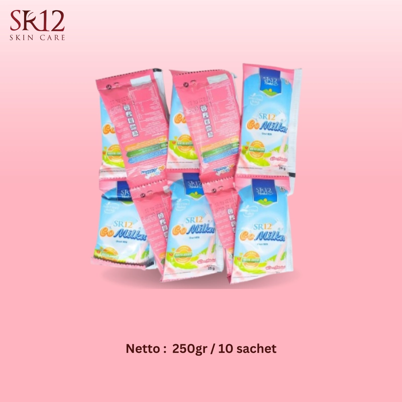 Product image SR12 Gomilku Susu Kambing Etawa Dilengkapi Daun Kelor Madu Ikan Gabus Sachet 1 Sachet Strawberry