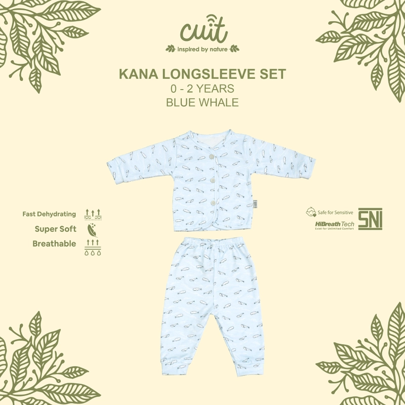 Product image CHARACTER 2 - Kana Longsleeve Set NB Blue Whale