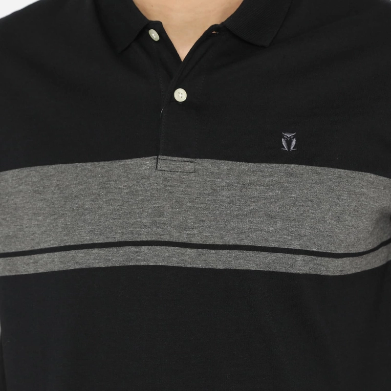 Product image MATSUDA APPAREL - MATSUDA Kaos Polo Shirt Pria Kerah Kainan M (LD 104 CM) BLACK