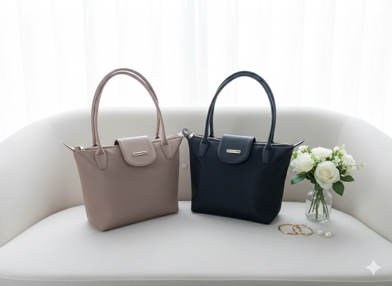 Product image CBL - BERYL Shoulderbag -Tas Bahu dan Selempang Wanita BERYL Shoulderbag Bahan Cocoly Longchamp Waterpro Medium Coklat