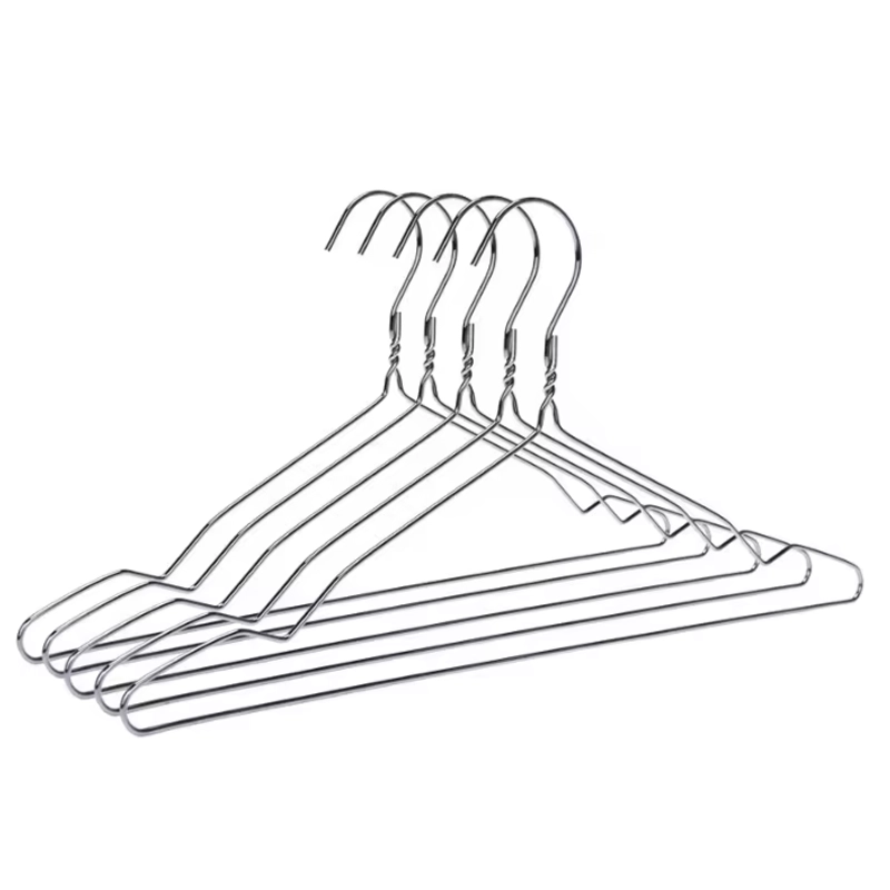 Product image KAHASIL - Hanger Baju Besi Stainless Steel (Isi 10pcs) Gantungan Baju Jemuran Pakaian Serbaguna KMJ056 SILVER