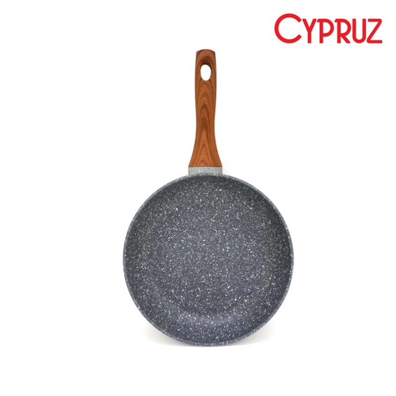 Product image Cypruz Marble Series Gg  Coklat Kayu Fry PAN 26cm FP0633 Grey