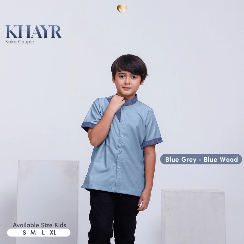 Product image Nomine - NEW Koko Khayr Kids - Atasan Koko S Blue Grey - BlueWood